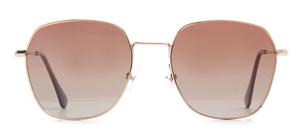 BENX SUNGLASSES BXGÜNŞ 8010.52-C.14 Güneş Genç Kadın Geometrik Çerçeveli Metal Polarize - 1