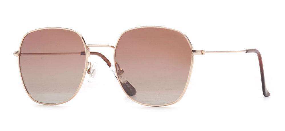 BENX SUNGLASSES BXGÜNŞ 8010.52-C.14 Güneş Genç Kadın Geometrik Çerçeveli Metal Polarize - 2