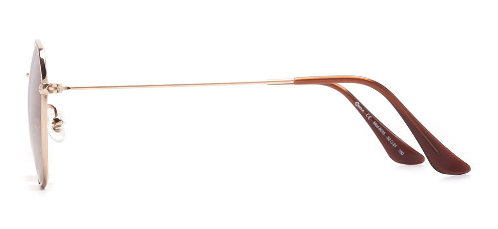 BENX SUNGLASSES BXGÜNŞ 8010.52-C.14 Güneş Genç Kadın Geometrik Çerçeveli Metal Polarize - 3