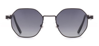 BENX SUNGLASSES BXGÜNŞ 8023.47-C.17 Güneş Genç Kadın Geometrik Çerçeveli MetalPolarize - BENX SUNGLASSES