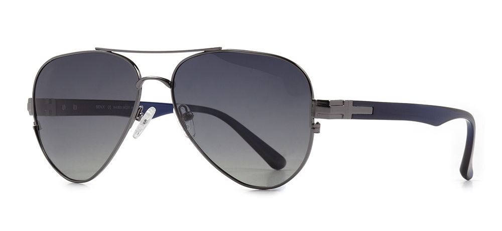 BENX SUNGLASSES BXGÜNŞ 8033.58-C.32 Güneş Genç,Yetişkin Erkek,Kadın,Unisex Damla Çerçeveli Metal Polarize - 2