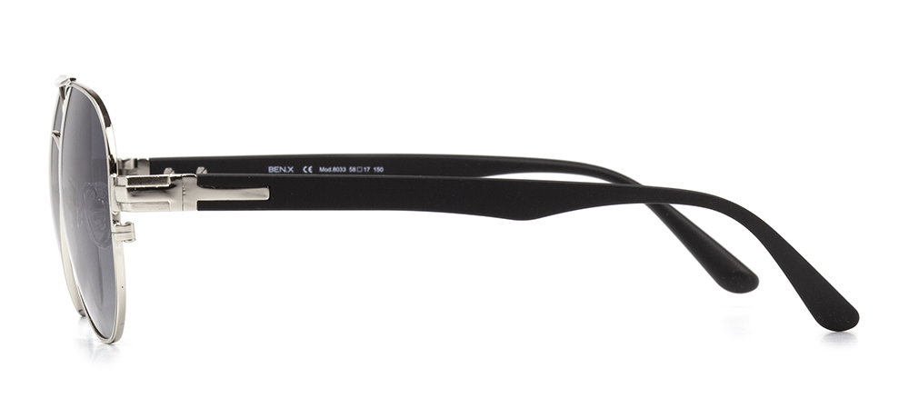 BENX SUNGLASSES BXGÜNŞ 8033.58-C.34 Güneş Genç,Yetişkin Erkek, Kadın, Unisex Damla Çerçeveli Metal Polarize - 3