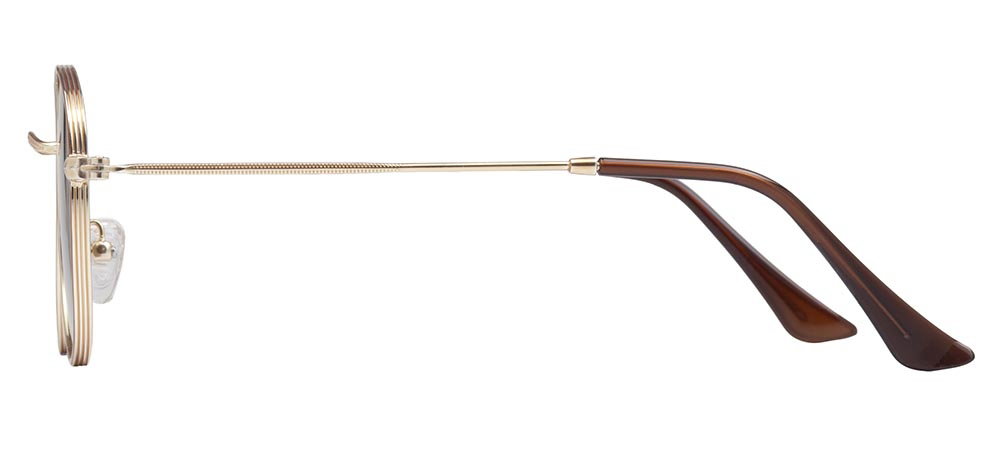 BENX SUNGLASSES BXGÜNŞ 8039.49-C.14 AC Güneş Genç Erkek,Kadın,Unisex Oval Çerçeveli Metal UV400 - 3