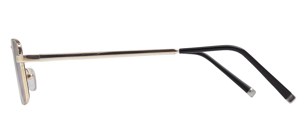 BENX SUNGLASSES BXGÜNŞ 8049.59-C.16 AC Güneş Genç Kadın Köşeli Çerçeveli Metal UV400 - 3