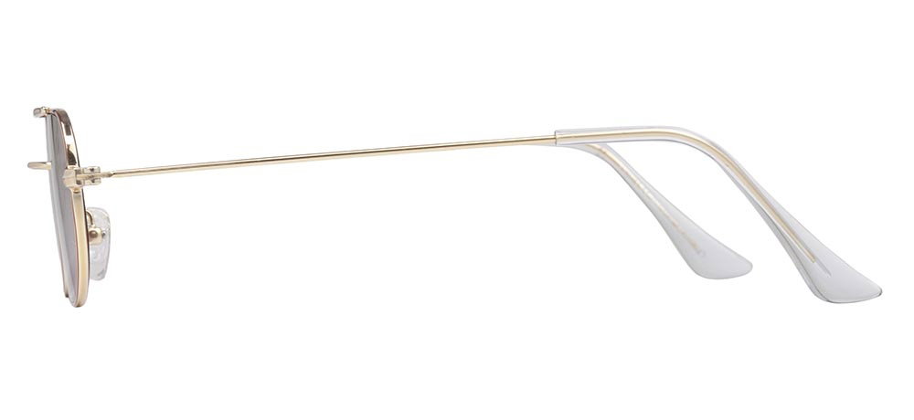BENX SUNGLASSES BXGÜNŞ 8059.54-C.16 AC Güneş Genç Kadın Köşeli Çerçeveli Metal UV400 - 3
