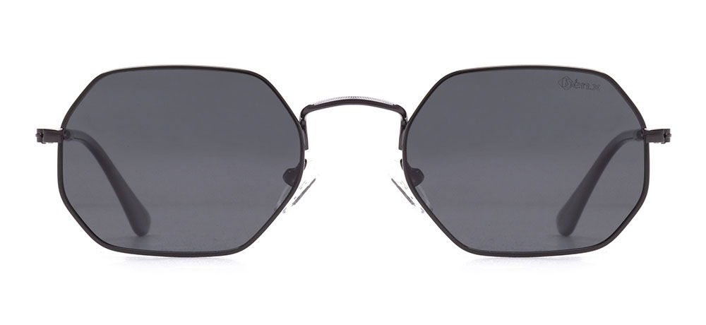 BENX SUNGLASSES BXGÜNŞ ITH 8011.52-C.01 Güneş Genç Erkek,Kadın,Unisex Geometrik Çerçeveli Metal Polarize - 1