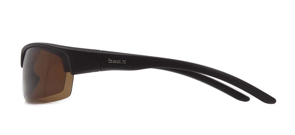 BENX SUNGLASSES BXGÜNŞ9023-M119 Güneş Yetişkin Erkek Bombeli Yarım Çerçeveli Grilamid TR90 Polarize - 3