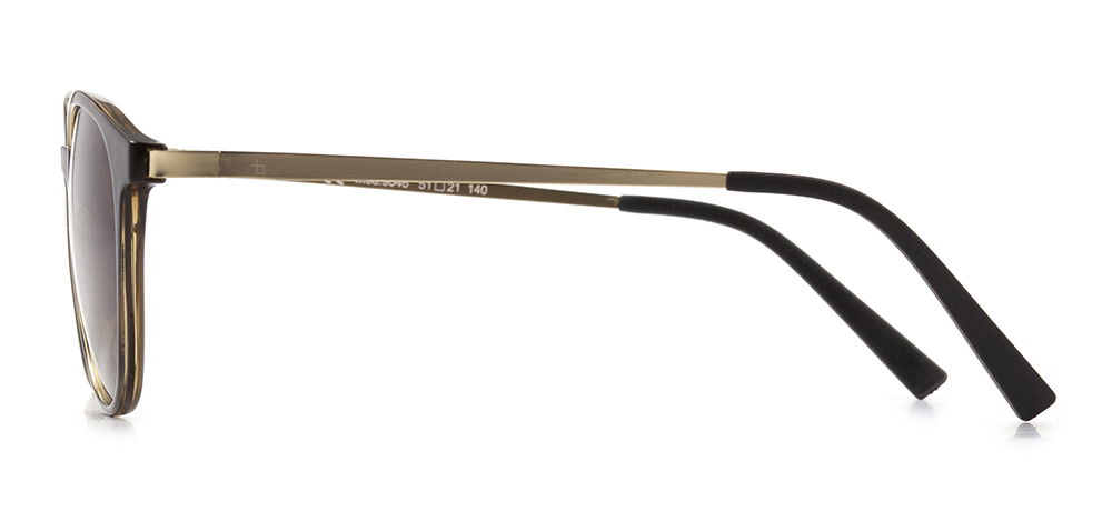 BENX SUNGLASSES BXGÜNŞ9046-DM05 Güneş Genç Erkek,Kadın,Unisex Yuvarlak Çerçeveli Grilamid (TR90) Polarize - 3