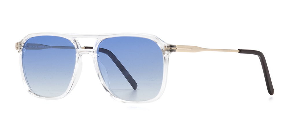 BENX SUNGLASSES BXGÜNŞ9060-C.01 Güneş Genç Erkek,Kadın,Unisex Geometrik Çerçeveli Grilamid (TR90) Polarize - 2