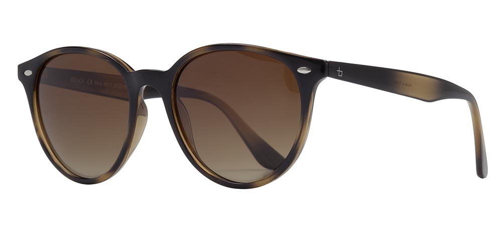 BENX SUNGLASSES BXGÜNŞ9071-DM05 Güneş Yetişkin Erkek,Kadın,Unisex Yuvarlak Çerçeveli Grilamid TR90 UV400,Polarize - 2