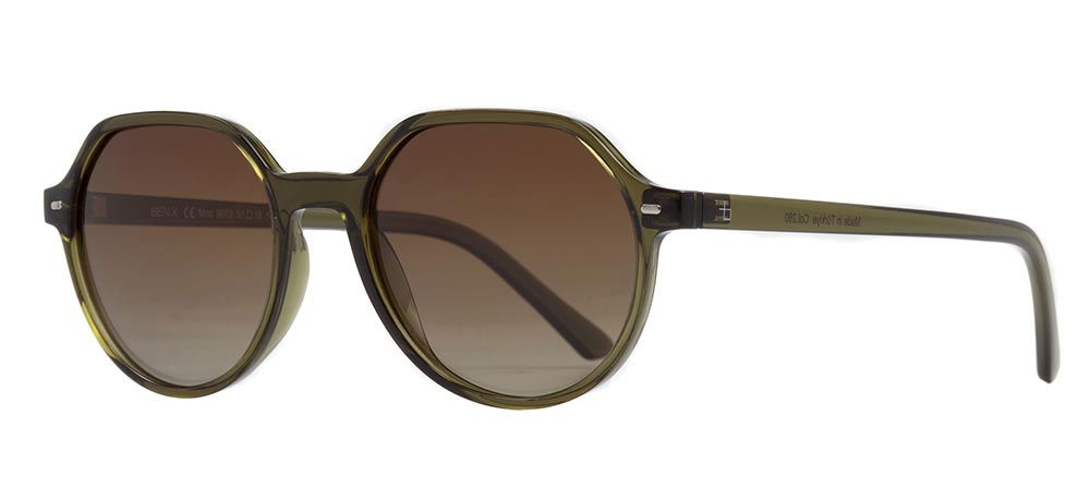BENX SUNGLASSES BXGÜNŞ9073-280 Güneş Genç Erkek,Kadın,Unisex Geometrik Çerçeveli Grilamid TR90 UV400,Polarize - 2