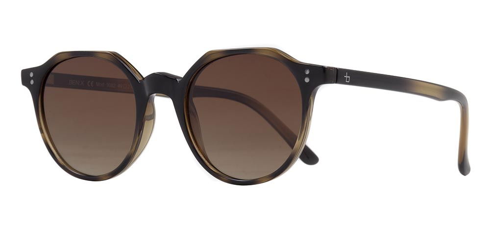 BENX SUNGLASSES BXGÜNŞ9082-DM05 Güneş Genç Erkek,Kadın,Unisex Geometrik Çerçeveli Grilamid TR90 UV400,Polarize - 2