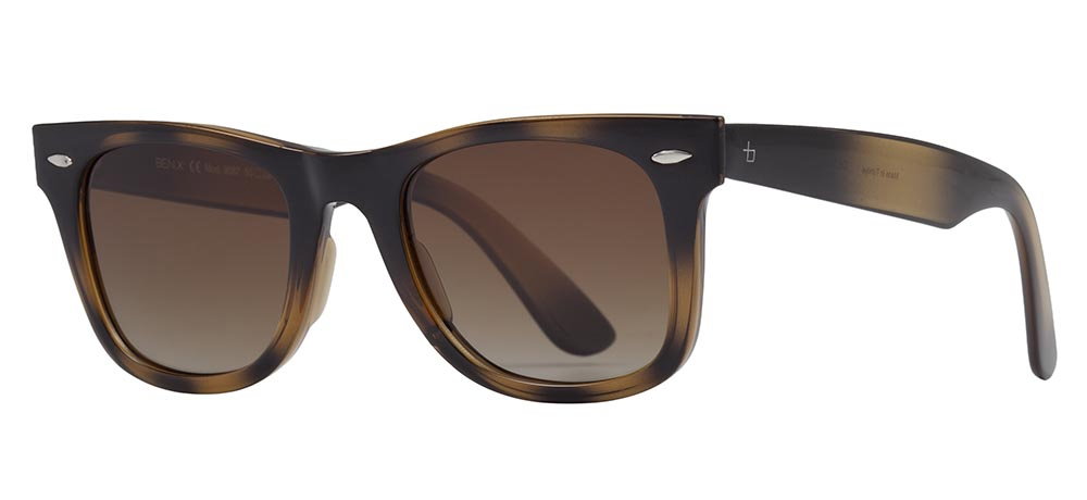 BENX SUNGLASSES BXGÜNŞ9087-DM05 Güneş Genç Erkek,Kadın,Unisex Köşeli Çerçeveli Grilamid TR90UV400,Polarize - 2