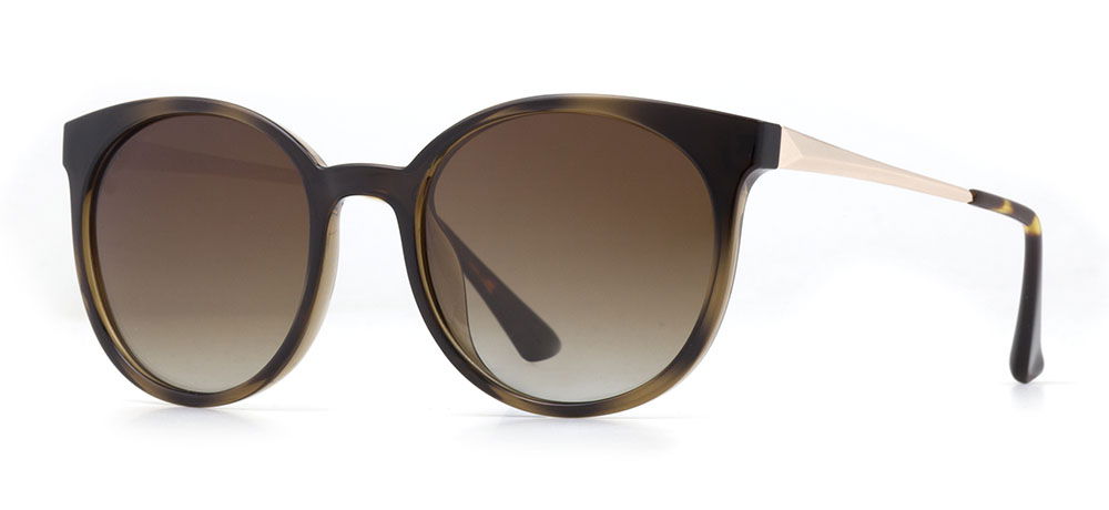 BENX SUNGLASSES BXGÜNŞ9246-DM05 Güneş Genç Kadın Yuvarlak Çerçeveli Grilamid (TR90) Polarize - 2