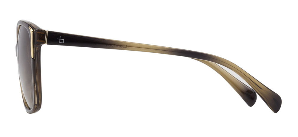 BENX SUNGLASSES BXGÜNŞ9252-DM05 Güneş Genç Kadın Köşeli Çerçeveli Grilamid (TR90) Polarize - 3