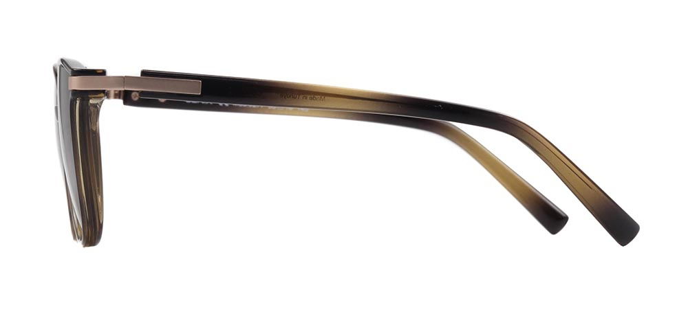 BENX SUNGLASSES BXGÜNŞ9277-DM05 Güneş Genç Kadın Geometrik Çerçeveli Grilamid TR90 Polarize - 3