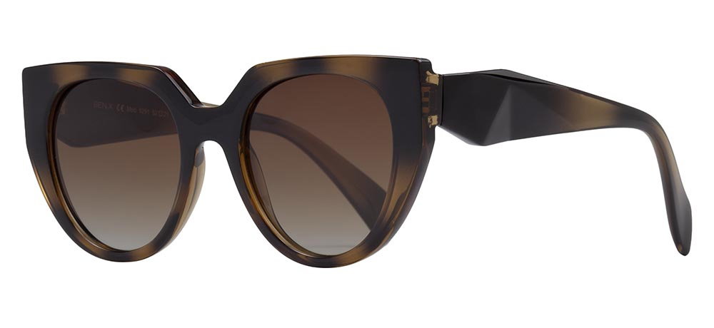 BENX SUNGLASSES BXGÜNŞ9291-DM05 Güneş Genç Kadın Köşeli Çerçeveli Grilamid TR90UV400,Polarize - 2