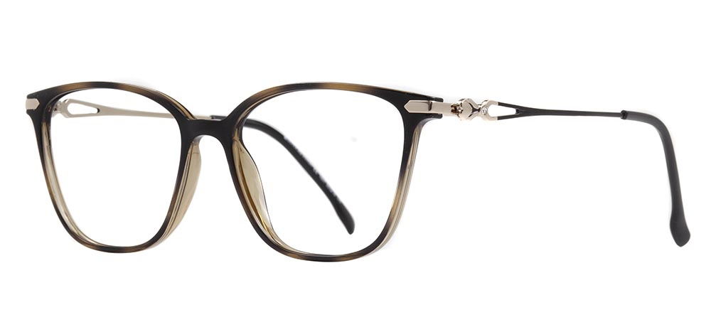 BENX SUNGLASSES BXPRM 1801-DM05 Optik Genç Kadın Köşeli Çerçeveli Grilamid TR90 - 2