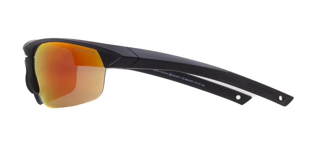 BENX TACTICAL BXBLS 9701-C.13 Güneş Genç,Yetişkin Erkek Bombeli Yarım Çerçeveli Grilamid TR90 UV400 - 3