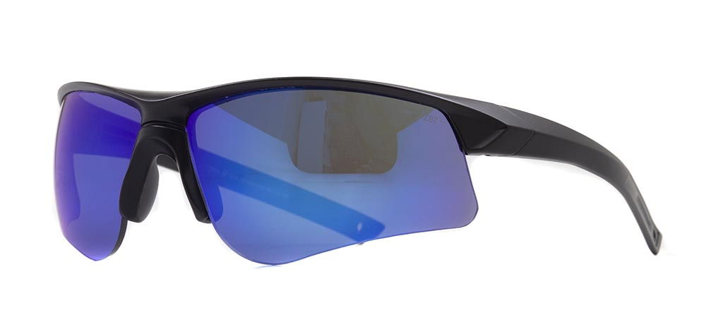 BENX TACTICAL BXBLS 9702-C.12 Güneş Genç,Yetişkin Erkek Bombeli Yarım Çerçeveli Grilamid TR90 UV400 - 2