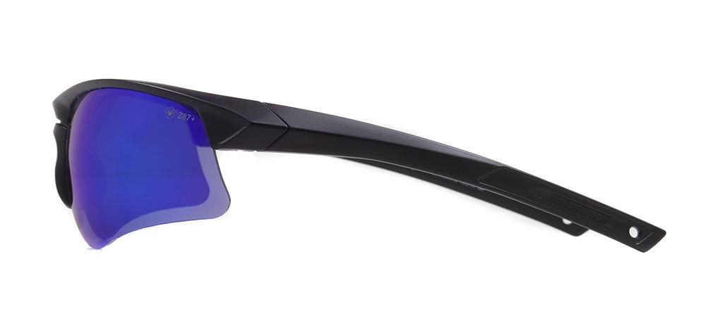 BENX TACTICAL BXBLS 9702-C.12 Güneş Genç,Yetişkin Erkek Bombeli Yarım Çerçeveli Grilamid TR90 UV400 - 3