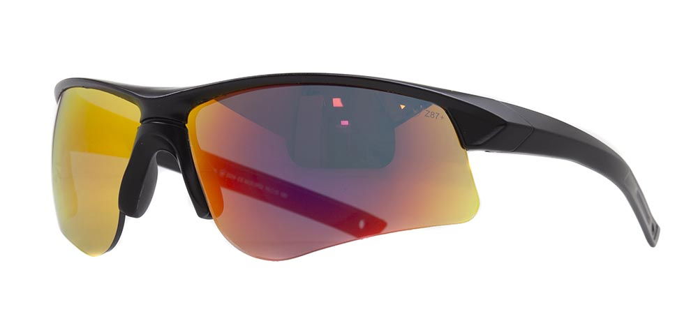 BENX TACTICAL BXBLS 9702-C.13 Güneş Genç,Yetişkin Erkek Bombeli Yarım Çerçeveli Grilamid TR90 UV400 - 2