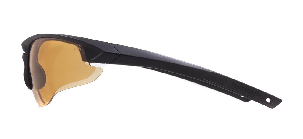 BENX TACTICAL BXBLS 9703-C.11 Güneş Genç,Yetişkin Erkek Bombeli Yarım Çerçeveli Grilamid TR90 UV400 - 3