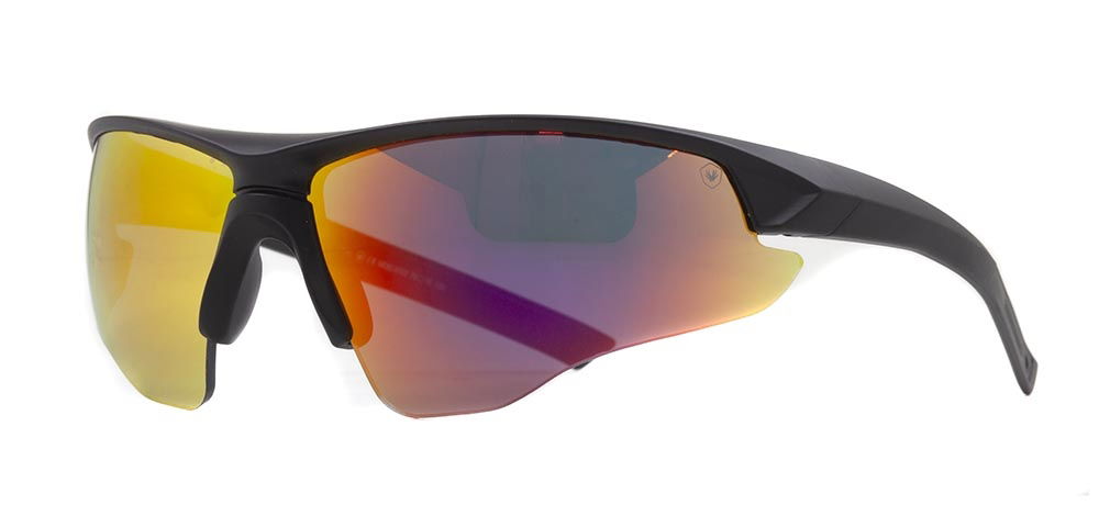 BENX TACTICAL BXBLS 9703-C.13 Güneş Genç,Yetişkin Erkek Bombeli Yarım Çerçeveli Grilamid TR90 UV400 - 2