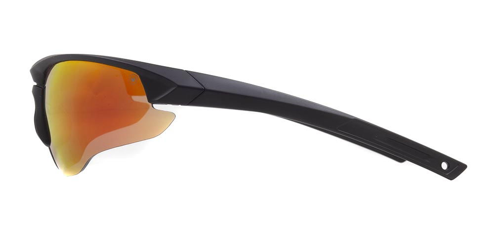 BENX TACTICAL BXBLS 9703-C.13 Güneş Genç,Yetişkin Erkek Bombeli Yarım Çerçeveli Grilamid TR90 UV400 - 3