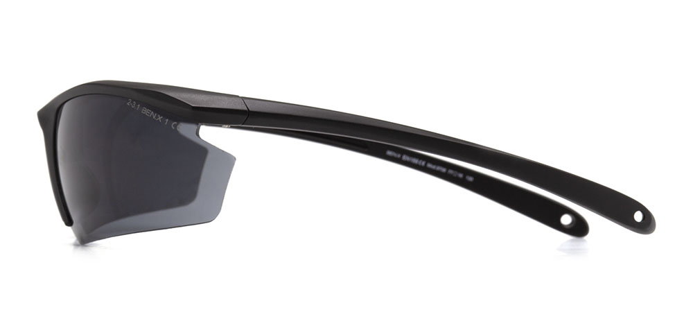 BENX TACTICAL BXBLS 9706-M06 Güneş Genç Erkek,Kadın,Unisex Bombeli Yarım Çerçeveli Grilamid TR90 UV400 - 3