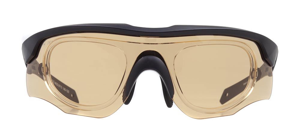 BENX TACTICAL BXBLS 9710-C.03 Güneş Genç,Yetişkin Erkek Bombeli Yarım Çerçeveli Grilamid TR90 UV400 - 1