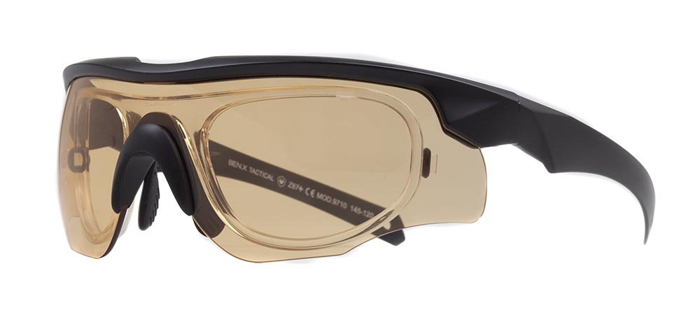 BENX TACTICAL BXBLS 9710-C.03 Güneş Genç,Yetişkin Erkek Bombeli Yarım Çerçeveli Grilamid TR90 UV400 - 2