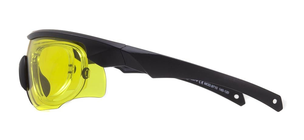 BENX TACTICAL BXBLS 9710-C.04 Güneş Genç,Yetişkin Erkek Bombeli Yarım Çerçeveli Grilamid TR90 UV400 - 3