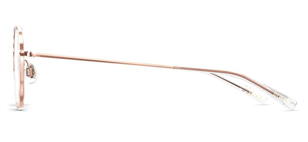 BOLON BA6008-B93 Optik Genç Kadın Geometrik Çerçeveli Titanyum - 3