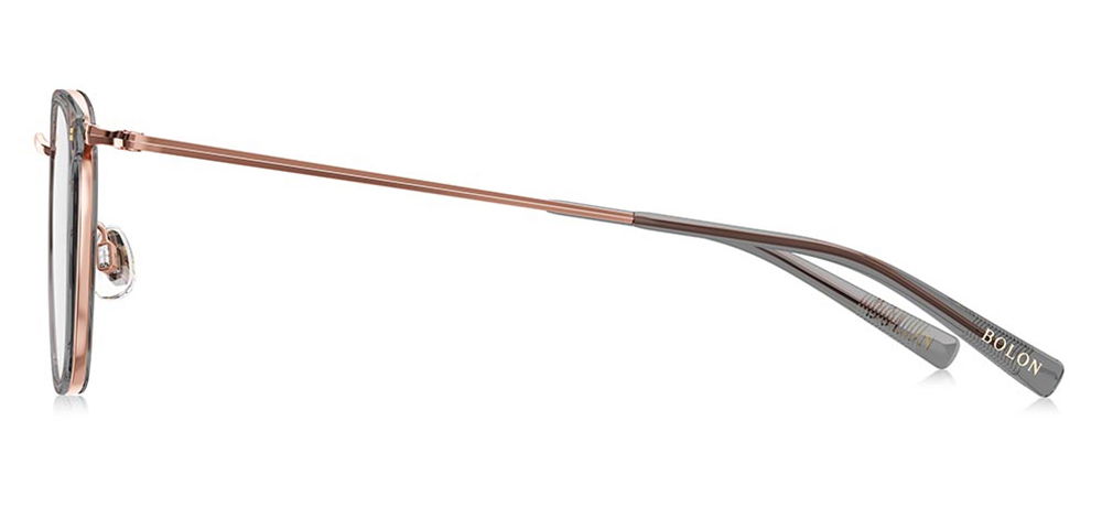 BOLON BA6010-B13 Optik Genç Erkek,Kadın,Unisex Köşeli Çerçeveli Titanyum - 3