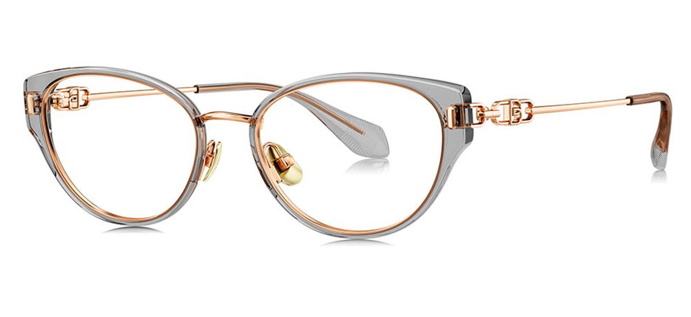 BOLON BA6019-B13 Optik Genç Kadın Çekik Çerçeveli Titanyum - 2