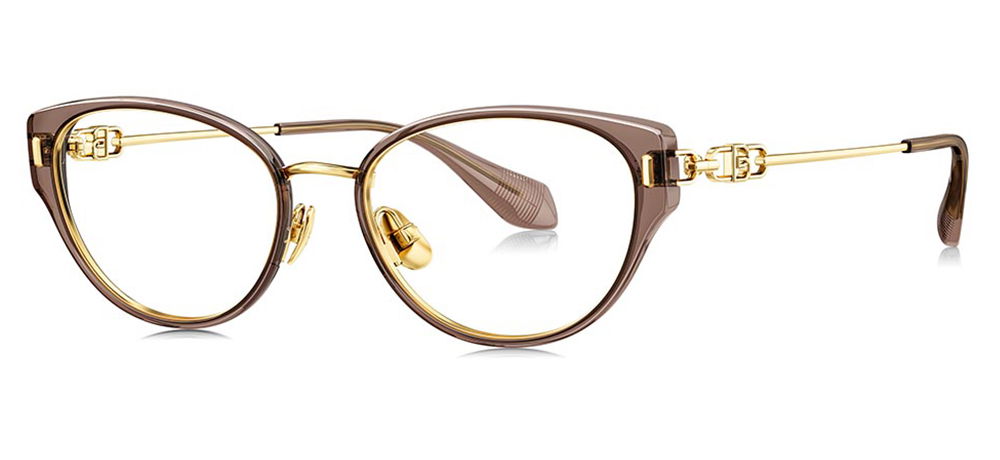 BOLON BA6019-B21 Optik Genç Kadın Çekik Çerçeveli Titanyum - 2