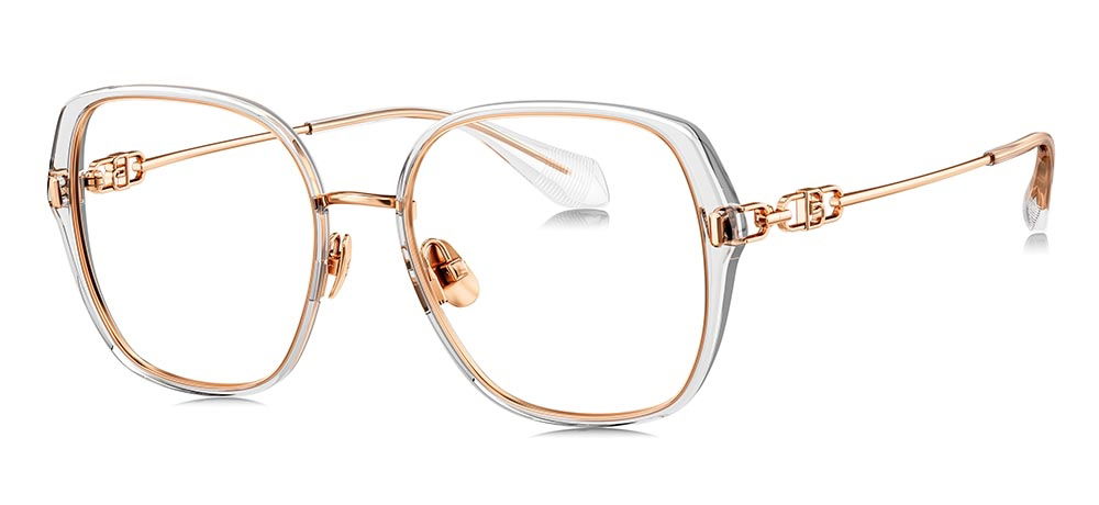 BOLON BA6020-B93 Optik Genç Kadın Yarı-Oval Çerçeveli Titanyum - 2