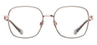 BOLON BA6021-B13 Optik Genç Kadın Köşeli Çerçeveli Titanyum - BOLON