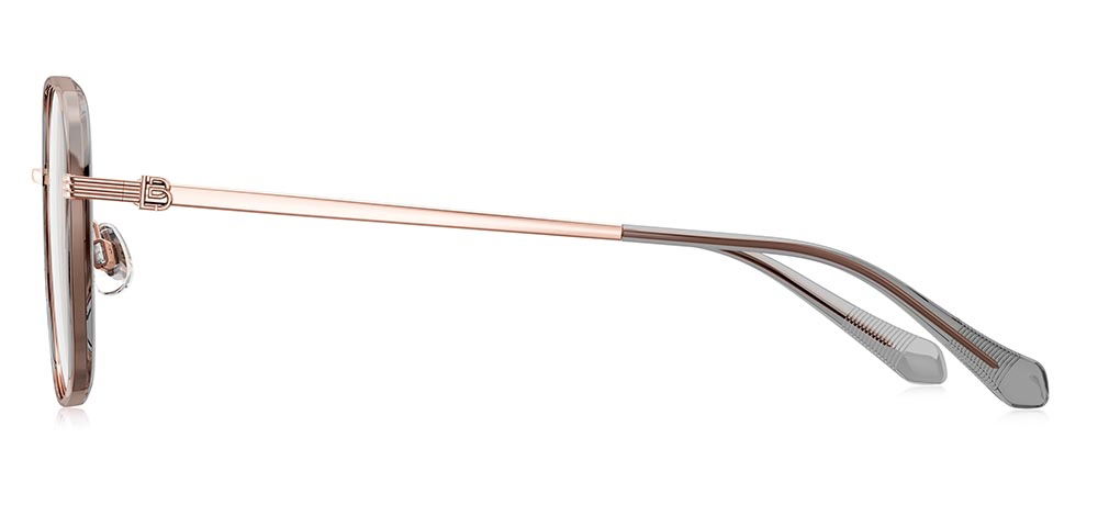 BOLON BA6021-B13 Optik Genç Kadın Köşeli Çerçeveli Titanyum - 3