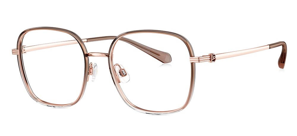 BOLON BA6021-B29 Optik Genç Kadın Köşeli Çerçeveli Titanyum - 2