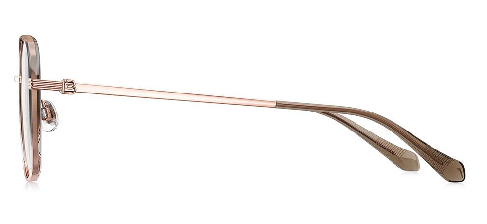 BOLON BA6021-B29 Optik Genç Kadın Köşeli Çerçeveli Titanyum - 3