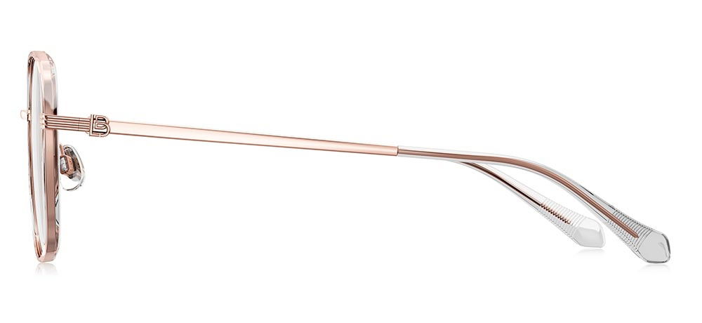 BOLON BA6021-B93 Optik Genç Kadın Köşeli Çerçeveli Titanyum - 3