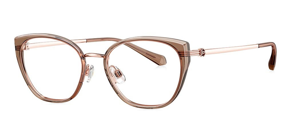 BOLON BA6023-B21 Optik Genç Kadın Çekik Çerçeveli Titanyum - 2