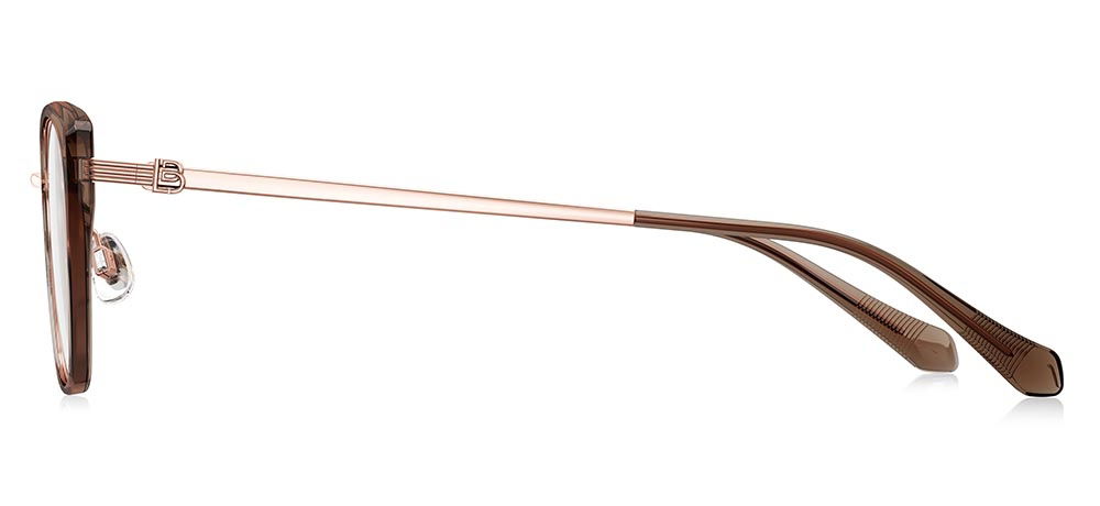 BOLON BA6023-B21 Optik Genç Kadın Çekik Çerçeveli Titanyum - 3