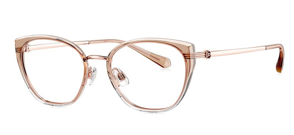 BOLON BA6023-B29 Optik Genç Kadın Çekik Çerçeveli Titanyum - 2