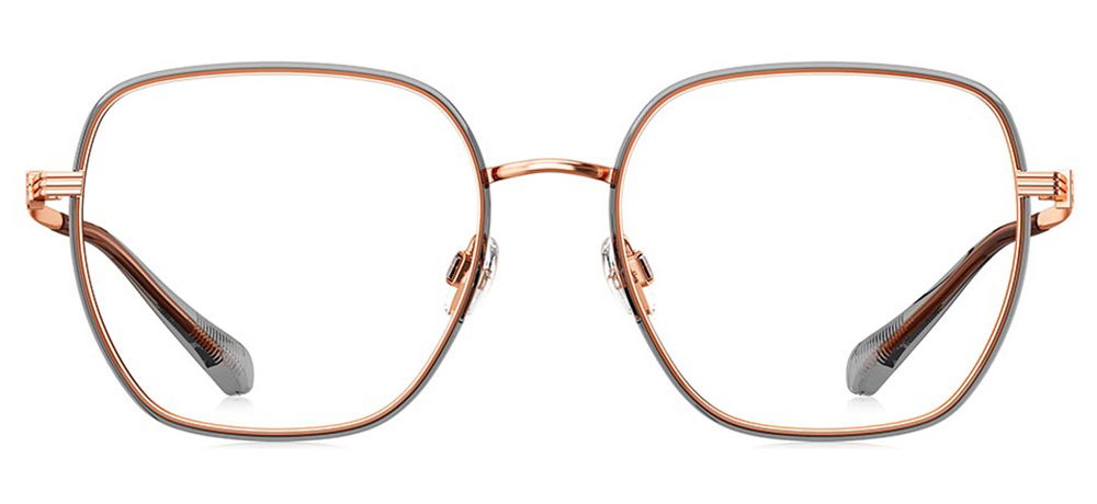 BOLON BA6053-B13 Optik Genç Kadın Köşeli Çerçeveli Titanyum - 1