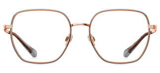 BOLON BA6053-B13 Optik Genç Kadın Köşeli Çerçeveli Titanyum 