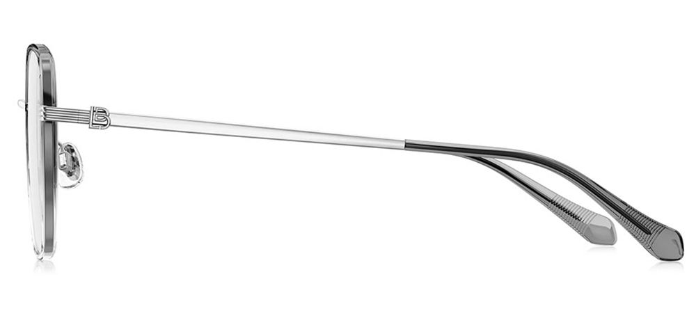 BOLON BA6053-B19 Optik Genç Kadın Köşeli Çerçeveli Titanyum - 3