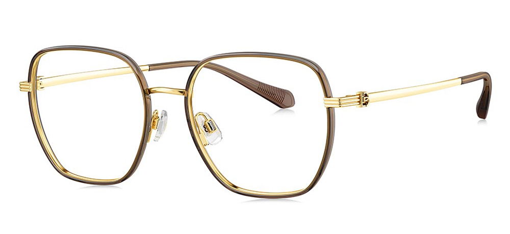 BOLON BA6053-B21 Optik Genç Kadın Köşeli Çerçeveli Titanyum - 2